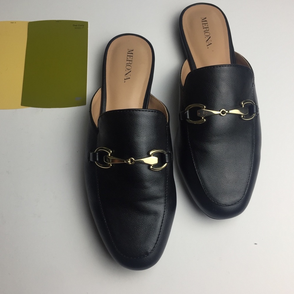 Classic Black Slide-On Loafers